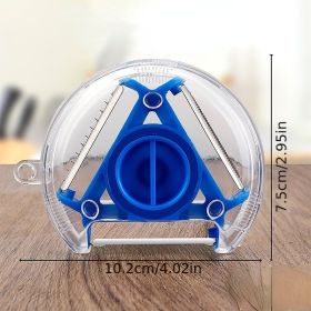 1pc Multi-functional Peeler/Slicer/Grater For Vegetables And Fruit; 3 In 1 Kitchen Tools - Blue