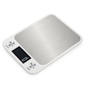 LCD Display 10kg/1g Multi-function Digital Food Kitchen Scale Stainless Steel Weighing Food Scale Cooking Tools Balance - China - 10kg-white