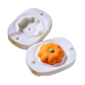 3D Pumpkin Cake Mold Mung Bean Cake Pastry Mold Plastic DIY Wagashi Japanese Cake Baking Mold - Default