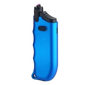 USB Plasma Rechargeable Lighter With Adjustable Neck; Candle; Arc; Flame Free; Safety Switch On; Suitable For Kitchen; Camping; Travel - Blue