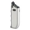 USB Plasma Rechargeable Lighter With Adjustable Neck; Candle; Arc; Flame Free; Safety Switch On; Suitable For Kitchen; Camping; Travel - Silvery