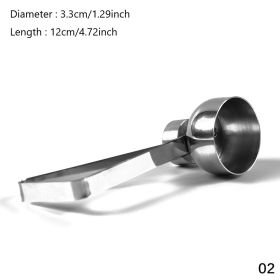 1pc; 304 Stainless Steel Egg Opener - Large