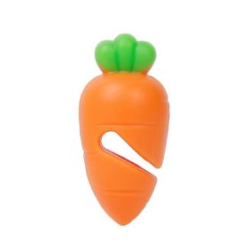 Creative Pepper Carrot Chicken Thigh Shape Overflow Stopper Cute Silicone Spill-proof Pot Lid Rack Pot Cover Lifter Kitchen Tool - Red