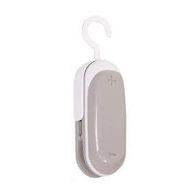 Mini Portable Sealer Heat Bag Sealing Machine Package Sealer Bags Thermal Plastic Food Bag Closure Packing Kitchen Accessories - Gray
