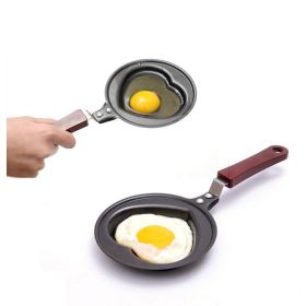 Lovely Heart Shaped Pan Fried Egg Frying Pans Mini Cook Non Stick  - 1PCS Pan