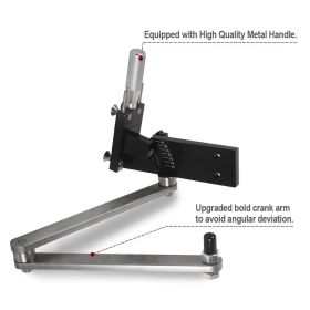 Lawn Mower Blade Sharpener 15¬∞-45¬∞ Adjustable Sharpener for Straight and Standard Lawn Mower Blades - Black