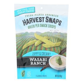 Calbee Snapea Crisp - Snapea Crisps - Wasabi Ranch - Case Of 12 - 3.3 Oz - Default