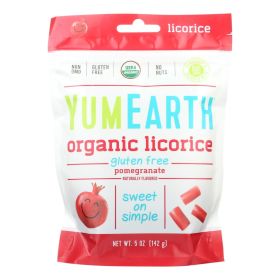 Yumearth Organics Soft Eating - Pomegranate Licorice - Case Of 12 - 5 Oz. - Default