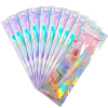 Resealable Foil Pouch Bag [100 PCS ] Great for Party Favor Food Storage (Holographic Color, 2.7 x 8.6 Inch) - 2.4x9 - 100
