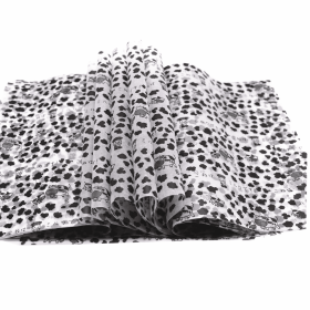 Twlead Wax Paper Sheets Greaseproof Waterproof Wrapping Tissue Food Picnic Paper For Food Basket Liner(Shipment From FBA) - Cow Pattern
