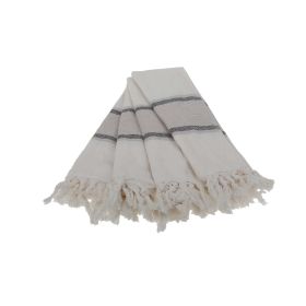 Smyrna Turkish Hand / Kitchen Towel 4 pack 23x17in - Beige