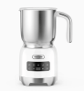 5 in 1 pearl white electric milk foam LED touch control 0.4L/13.5oz cold foam 360¬∞, rotating base detachable cold and hot foam and steamer SUS304 - P