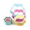 Set of 5 3D Plum Blossom Shape Biscuit Cutter Cookie Mold Cake Fondant Icing Pastry Cutter Stainless Steel DIY Kitchen Baking Gadget Tools - 5-PC