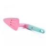 Cake Shovel Plastic Cake Server with Trigger Non-Stick Cake Spatula Knife for Pie Pizza Cheese Pastry Server Cake Divider Baking Tools - pink