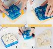 Sandwich Mold Cute Sandwich Cutters DIY Bread Crust Cutter for Kids Bento Lunch Box - Puzzle