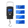 Goture Fishing Scale 110lb/50kg With Backlit; LCD Screen; Portable Electronic Balance Digital Fish Hook Hanging Scale - Black
