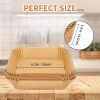 50pcs Air Fryer Liner, Baking Disposable Air Fryer Parchment Paper, Multipurpose Oil-absorbing Paper Tray - Small