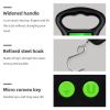 50kg X 10g Digital Luggage Scale Hanging Scale Weight Balance Hook Scale For Suitcase Travel Mini Fishing Weighting Tool BackLight - Black
