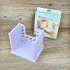 1pc Toast Cutter; Bread Slicer; Toast Layerer; Bread Cake Slicer; Foldable Adjustable Slicing Knife; Toast Tool - 1pcs