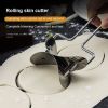 Dough Making Tools Stainless Steel Rolling Baozi Dumpling Wrapper Maker Hand Type Cookies Circle Kitchenware Kitchen Tools - 1PCS