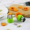 Stainless Steel 9 PCS Sandwiches Cutter Shapes Set Fruit and Biscuit Stamps Mold Cookie Cutter Mold for Kids Baking Tools Accessories - 9-PC