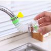 1pc; Retractable Faucet Water Filter - Blue