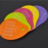 Silicone Dish Scraper Dough/Bowl Scraper Durable Pan Scraper Good Grip Kitchen Food Scraper for Bread Dough Cake Fondant Icing with Measurements - ora