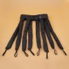 Satin No Heat Curlers for Long Hair - Heatless Curling Rod Headband for Beautiful, Healthy Curls - Short Brown