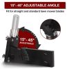 Lawn Mower Blade Sharpener 15¬∞-45¬∞ Adjustable Sharpener for Straight and Standard Lawn Mower Blades - Black