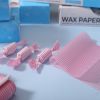 Twlead Wax Paper Sheets Greaseproof Waterproof Wrapping Tissue Food Picnic Paper For Food Basket Liner(Shipment From FBA) - Pink