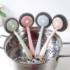 Cleaning Brushes Kitchen Stainless Steel Wire Ball Dishwashing Brush Pans Brush to oil stainsHousehold Cleaning Tools - Green