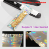 Resealable Foil Pouch Bag [100 PCS ] Great for Party Favor Food Storage (Holographic Color, 2.7 x 8.6 Inch) - 2.4x9 - 100