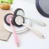 Cleaning Brushes Kitchen Stainless Steel Wire Ball Dishwashing Brush Pans Brush to oil stainsHousehold Cleaning Tools - White