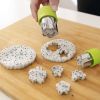 Stainless Steel 9 PCS Sandwiches Cutter Shapes Set Fruit and Biscuit Stamps Mold Cookie Cutter Mold for Kids Baking Tools Accessories - 9-PC