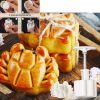 Moon Cake Mold Bean Paste Cake Mold Plastic DIY Baking Mold Crab 65g - Default