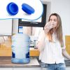 1 Pack 5 Gallon Water Jug Cap Reusable; Non-Spill 55mm/2.17in Water Bottle Caps; Silicone Replacement Cap Lids Anti Splash - 1 Pack
