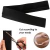 1pc Silicone Stove Gap Cover; Kitchen Counter Gap Filler; Heat Resistant Oven Gap Filler; Between Kitchen Appliances Washing Machine And Stovetop - Bl