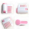 2 PCS Adjustable 5 Layers Cake Leveler Slicer DIY Cake Bread Leveler Slicer Baking Gadget Tools - Pink