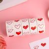 500pcs/roll Heart Stickers Roll; 2.5x2.5cm Heart Stickers Lables for Baking Packaging; Envelope Seals; Small Business - A
