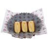 Twlead Wax Paper Sheets Greaseproof Waterproof Wrapping Tissue Food Picnic Paper For Food Basket Liner(Shipment From FBA) - Floral Pattern