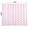 Twlead Wax Paper Sheets Greaseproof Waterproof Wrapping Tissue Food Picnic Paper For Food Basket Liner(Shipment From FBA) - Heart-shaped Pattern