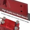 Lawn Mower Blade Sharpener 15¬∞-45¬∞ Adjustable Sharpener for Straight and Standard Lawn Mower Blades - Red