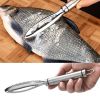 1pc Fish Scaler; Fish Skin Brush; Scraping Fishing Scale Brush; Fish Scale Remove Tool; Kitchen Gadgets - 1Pcs