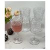 Paisley Plastic Wine Glasses Set of 4 (13oz), BPA Free Acrylic Wine Glass Set, Unbreakable Red Wine Glasses, White Wine Glasses - as Pic