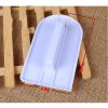 Cake Icing Smoother Cake Scraper Tool Cake Fondant Polisher Plastic Cake Decorating Tool Baking Tool - white