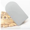 Cake Icing Smoother Cake Scraper Tool Cake Fondant Polisher Plastic Cake Decorating Tool Baking Tool - white