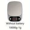 Kitchen Electronic Scale; Food Cooking Digital Electronic Scale; Jewelry Scale; Balancing Scale; Baking Scale; Coffee Scale - 5000g-0.1g Without Batte