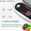 Supermarket Kitchen Scales Stainless Steel Weighing For Food Diet 22lb(1oz) Balance Measuring LCD Precision Electronic Vegetable Mark - 22lb(1oz)