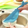 Whale Shape Handle Type Rice Washer Kitchen Water Filter - blue