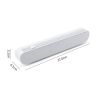 Cling Wrap Dispenser with Slide Cutter Aluminum Foil, Baking Parchment Paper Organizer Kitchen Tool  - White